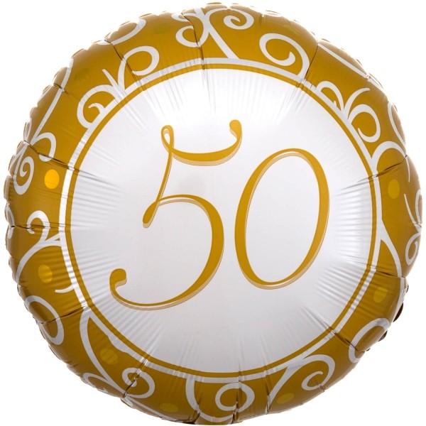 Anagram Folienballon Goldene Hochzeit 50 Jahre 43cm/17"