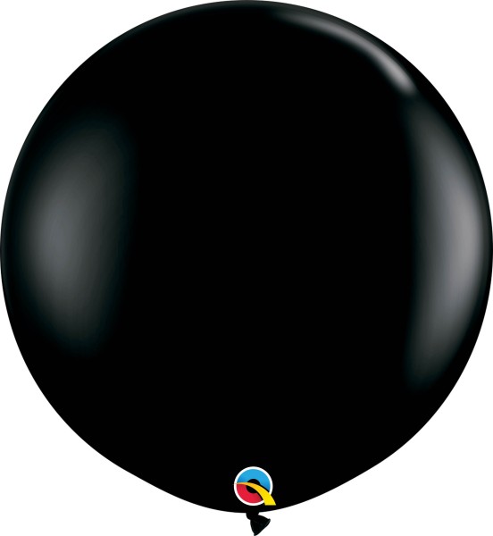 Qualatex Latexballon Fashion Onyx Black 90cm/3' 2 Stück