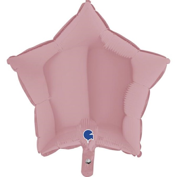 Grabo Folienballon Star Matte Pink 45cm/18" (unverpackt)