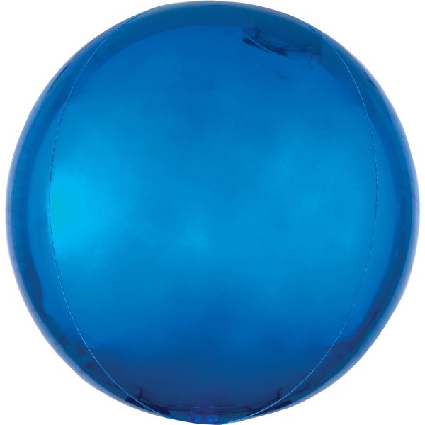 Anagram Folienballon Orbz Blue 40cm/16" (unverpackt)