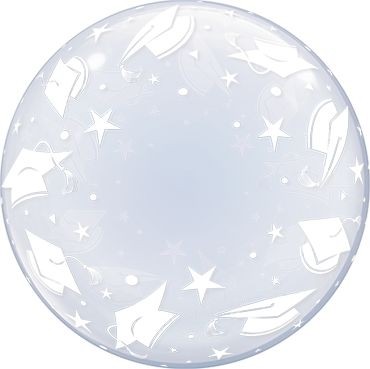 Qualatex Deco Bubble Graduation Caps 60cm/24"