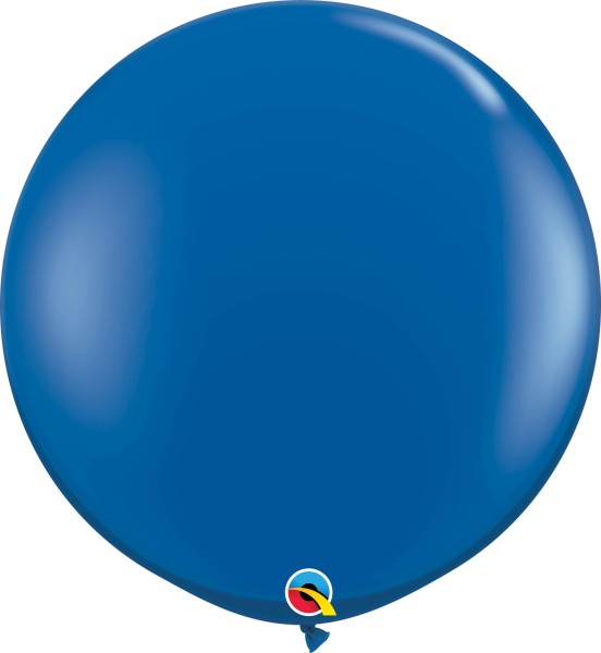 Qualatex Latexballon Jewel Sapphire Blue 90cm/3' 2 Stück