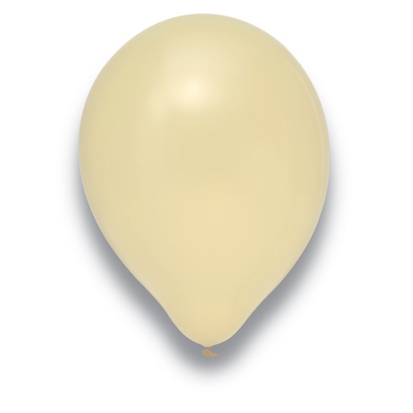 Globos Luftballons Pearl Creme Naturlatex 30cm/12" 100er Packung