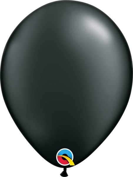 Qualatex Latexballon Radiant Pearl Onyx Black 28cm/11" 100 Stück