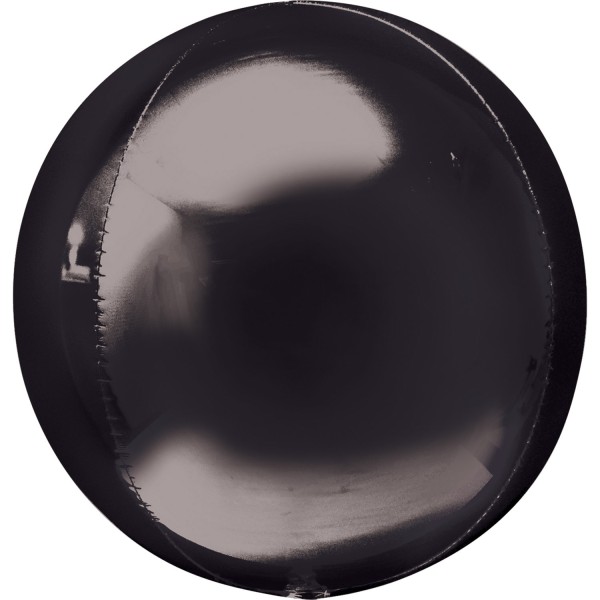 Anagram Folienballon Orbz Black 40cm/16" (unverpackt)
